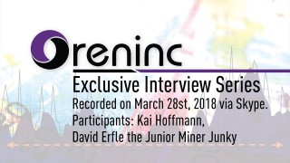 Oreninc Podcast Series Ep 03 with David Erfle, the Junior Miner Junky